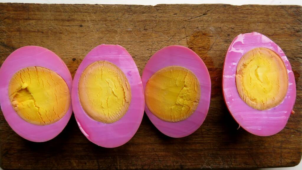 Pink egg perfection.