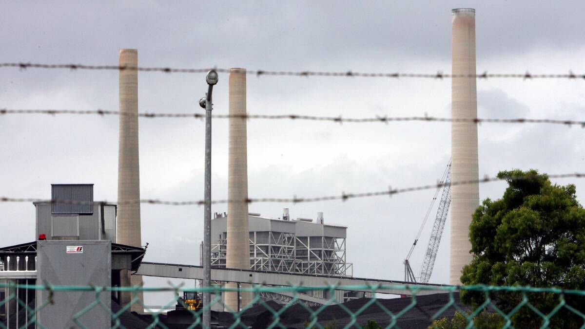 Concerns: Vales Point power station at Lake Macquarie. The state's environmental watchdog issued a clean-up notice to power station owner Delta after asbestos and demolition waste was discovered at the power station's ash dam. 
