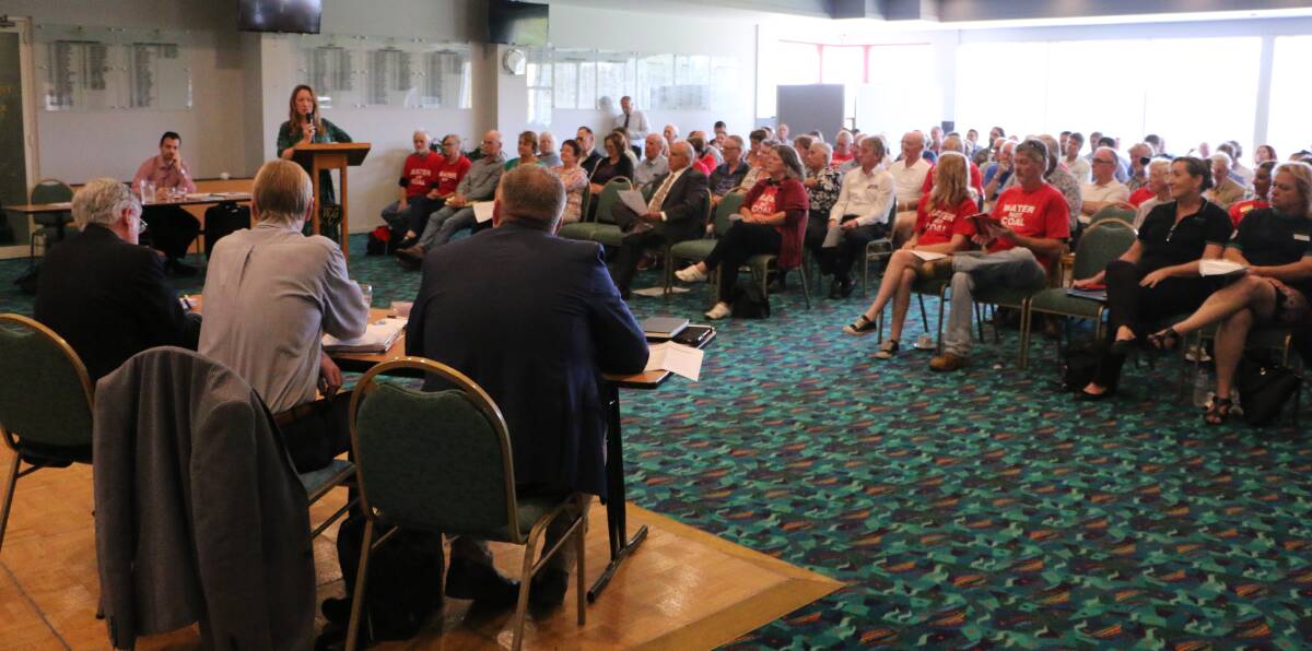 Opposition: A Planning Assessment Commission hearing considering the Wallarah 2 coal mine. There is widespread community opposition because of the mine's expected impacts on the Central Coast water catchment. 