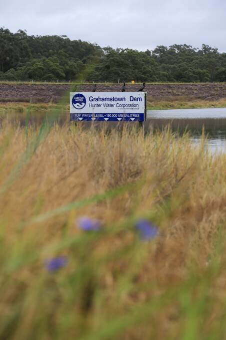 Grahamstown Dam, the Hunter's largest drinking water source. As of September 17, the dam's storage level was 81.4 per cent.
