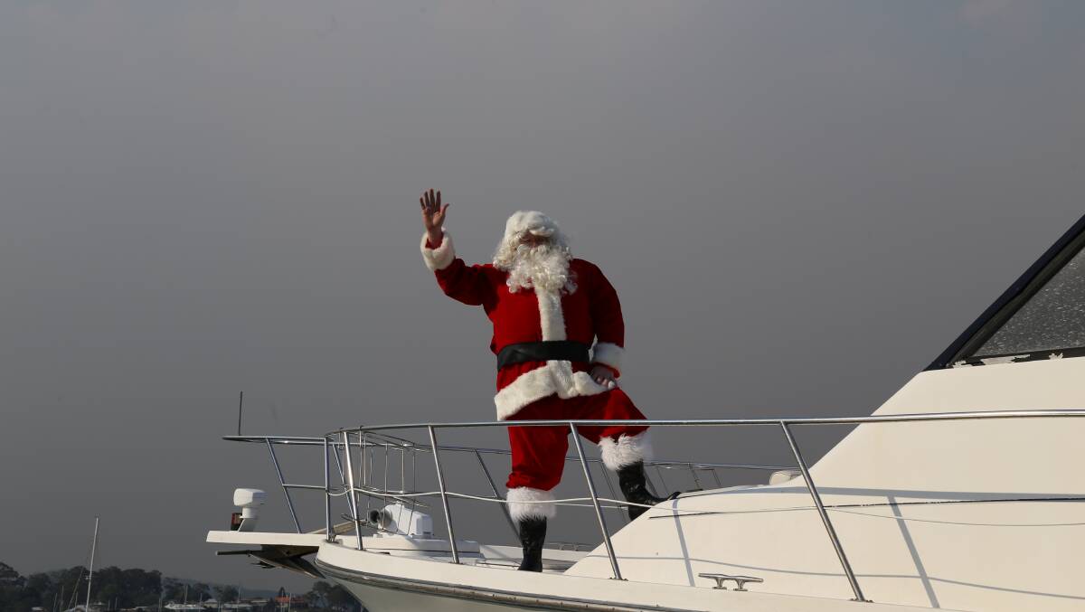 Santa will once again be visiting the western shores of Lake Macquarie on Christmas Eve.