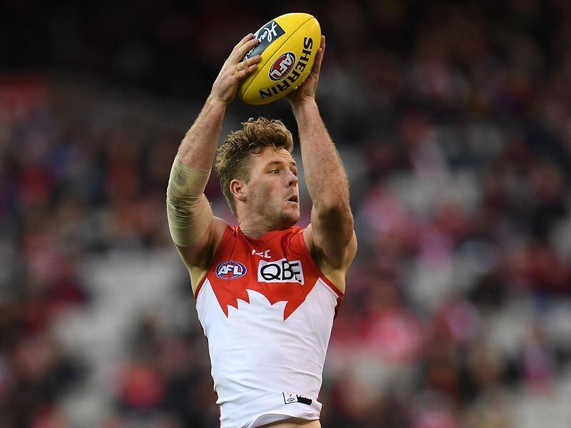 Sydney's Luke Parker has escaped with a fine for his bump on GWS defender Matt Buntine.