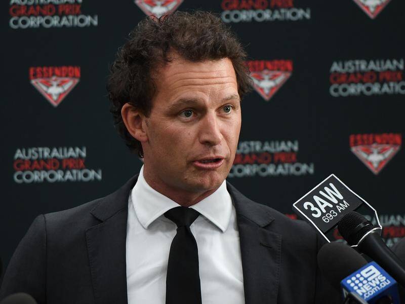 Essendon CEO Xavier Campbell has claimed the AFL season could resume in July.