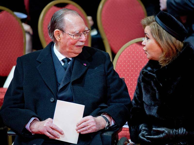 Luxembourg's Grand Duke Jean (left) has died at the age of 98.