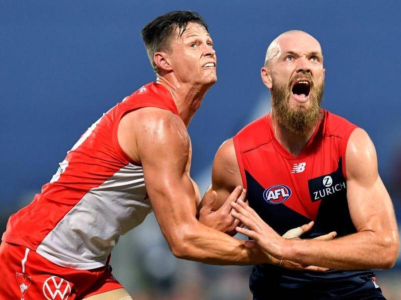 Max Gawn has signed on for another four years of AFL action with the Demons.