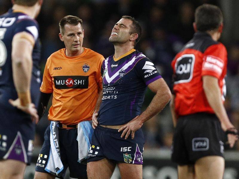 Melbourne's NRL premiership hopes hang by a thread with Cameron Smith to have more scans.