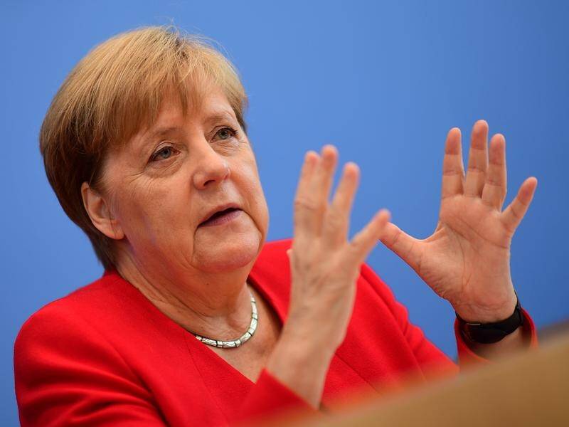 German Chancellor Angela Merkel fended off health concerns after being noticed shaking in public.