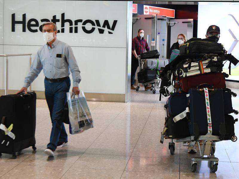 Heathrow airport's passenger numbers were down 89 per cent year-on-year in July.