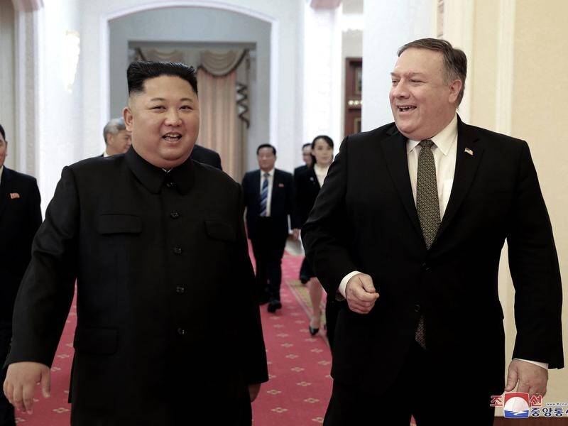 Mike Pompeo says the US will keep pressing North Korea to abandon all weapons of mass destruction.