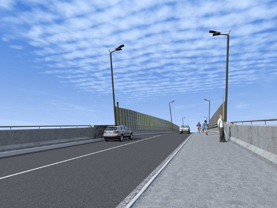 An artist's impression of the proposed Pennant Street bridge.

