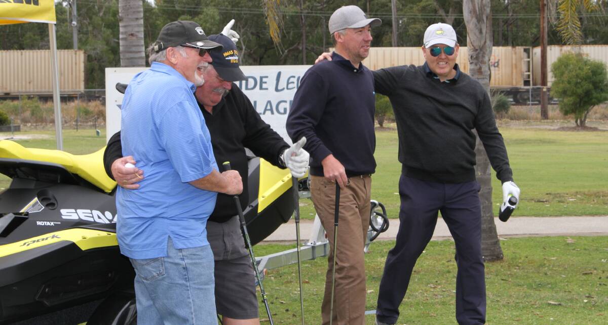 More than 120 golfers turned out at the Morisset Country Club to support the event.