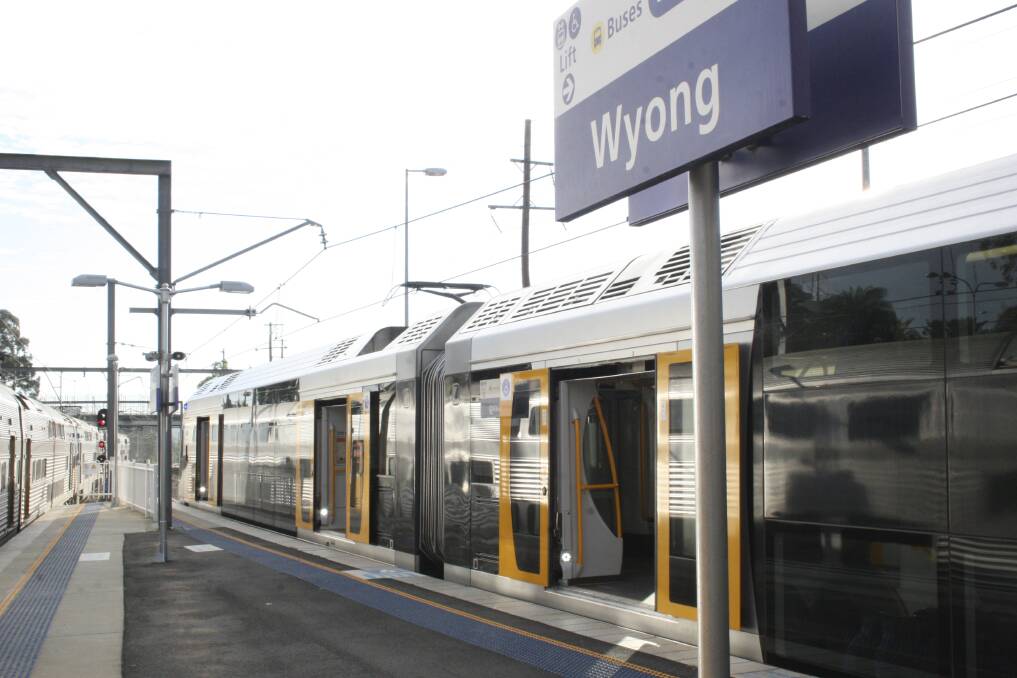 PACEY: Services departing from Wyong (pictured) and Morisset stations will arrive at the Sydney CBD more than half an hour earlier after upgrades and improvements.