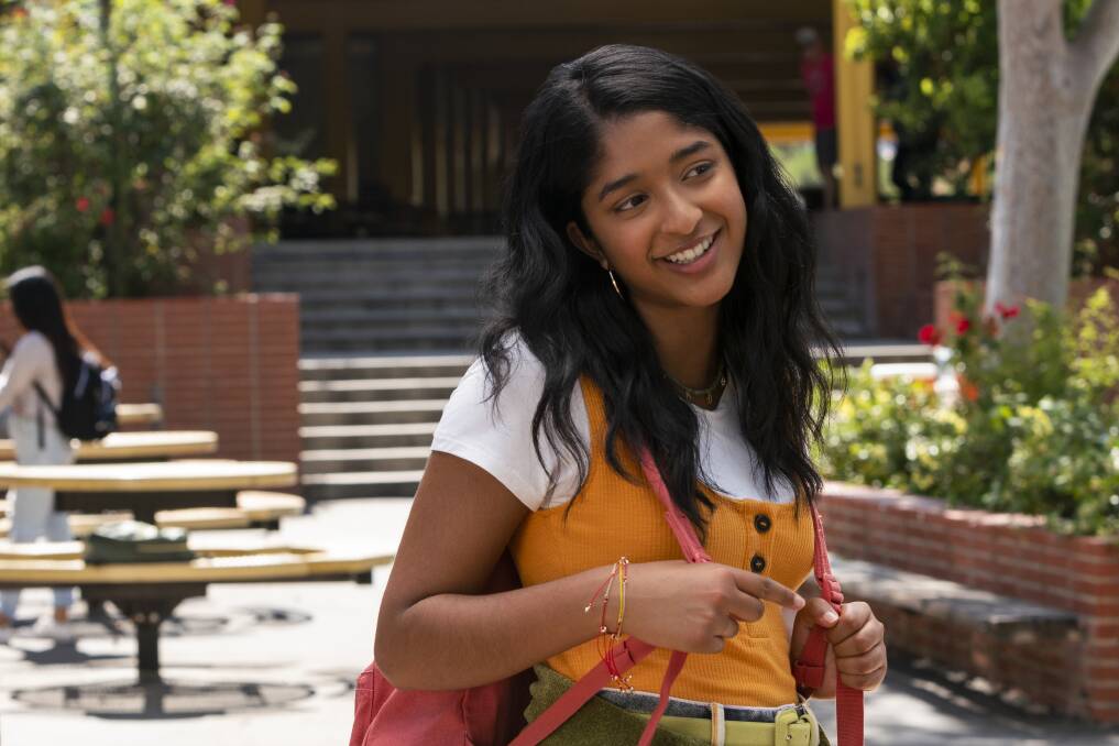 Maitreyi Ramakrishnan plays Indian-American teen Devi in Netflix comedy Never Have I Ever.