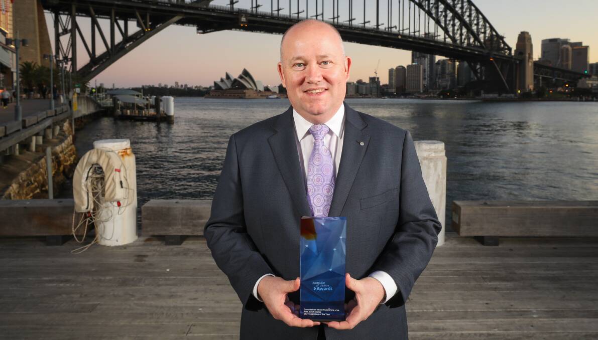 DEDICATED: Duffys Forest Rural Fire Brigade member and former NSW RFS Commissioner, Shane Fitzsimmons, was named as the NSW 2021 Australian of the Year. Picture: Salty Dingo